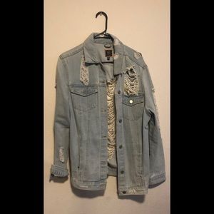 Ripped Jean Jacket
